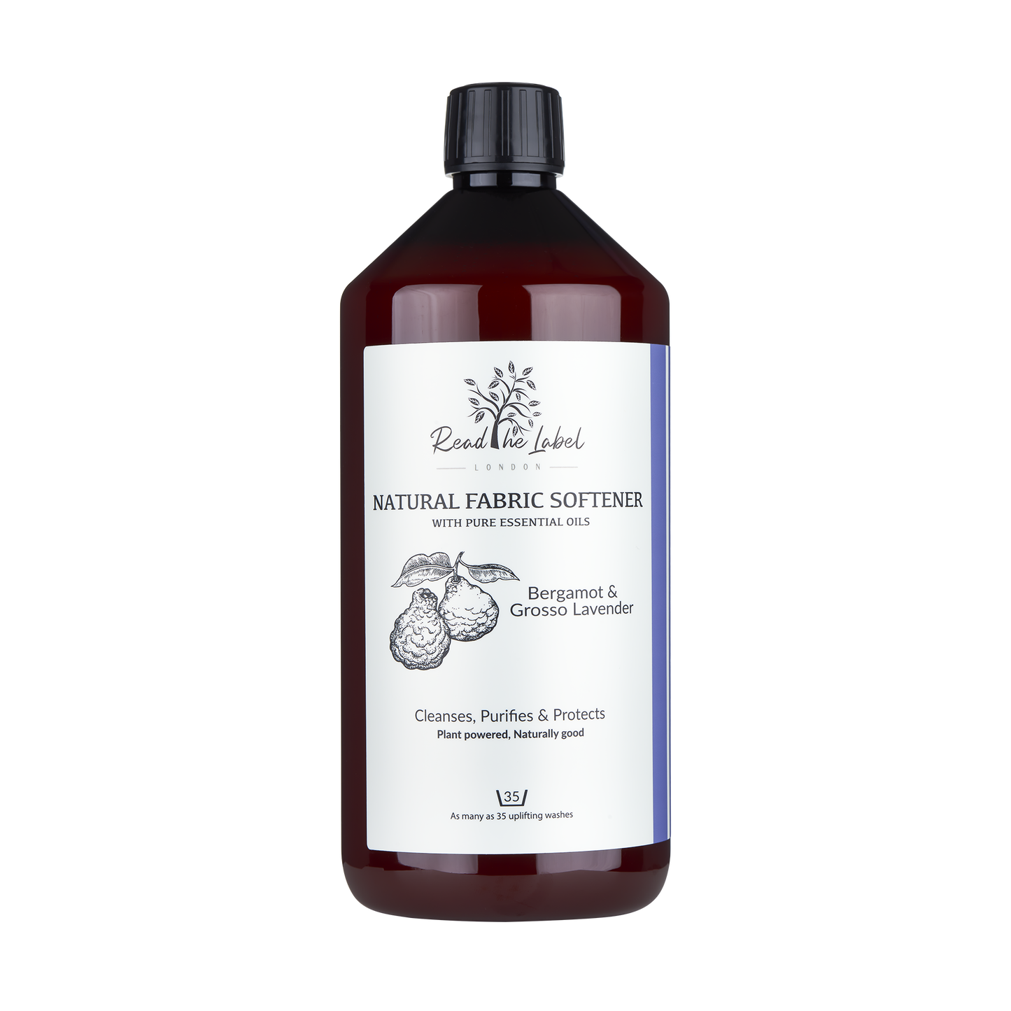 Natural Fabric Softener – Bergamot & Grosso Lavender 1000ml