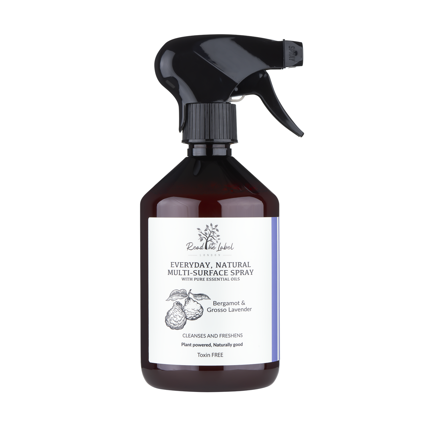 Natural Bergamot and Grosso Lavender Multi Surface Cleaner 500ml