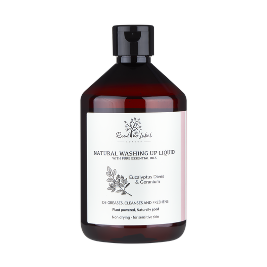 Read The Label London Natural Washing Up Liquid in Eucalyptus & Geranium 500ml