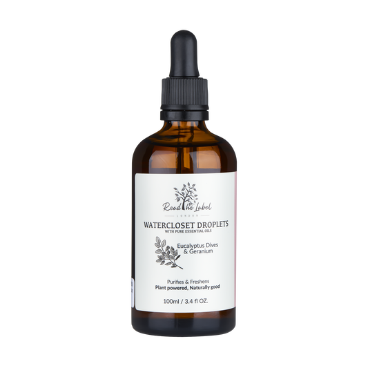 Natural Eucalyptus Dives & Geranium Watercloset Droplets 100ml