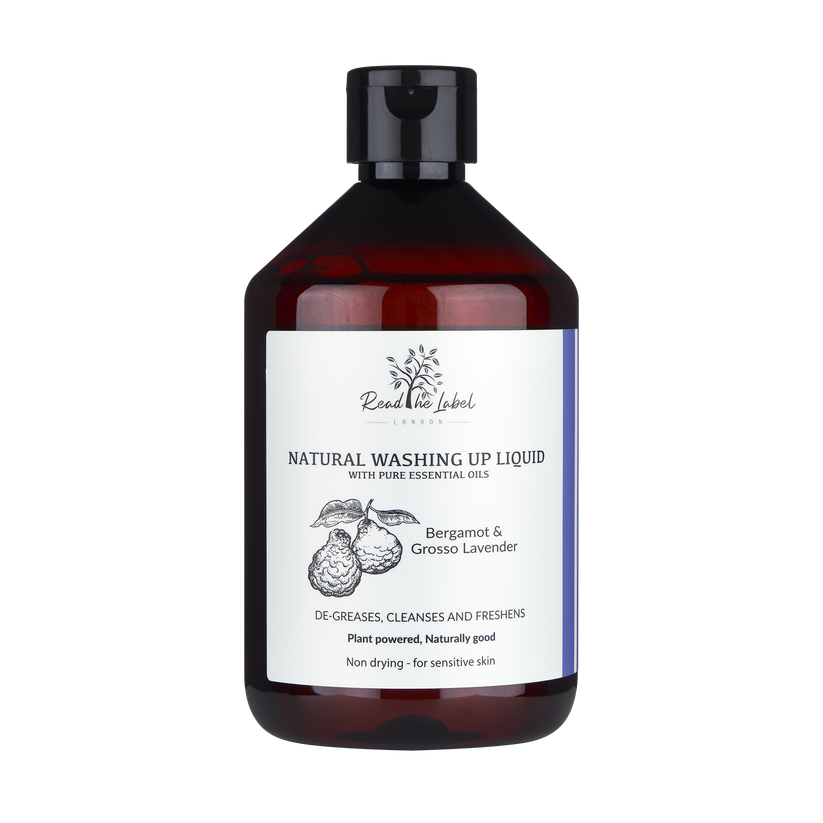 Read The Label London Natural Washing Up Liquid in Bergamot & Lavender 500ml