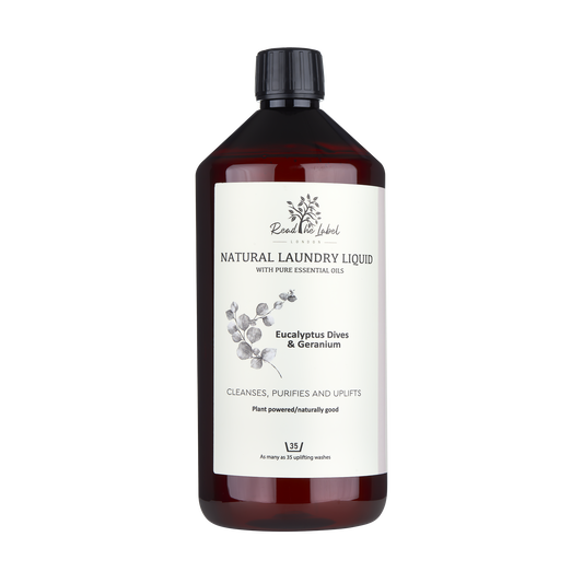 Natural Laundry Liquid- Eucalyptus Dives & Geranium 1000ml