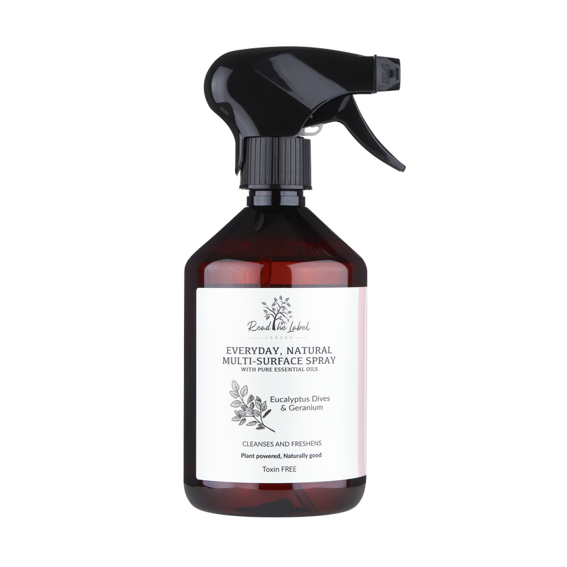 Read The Label London Natural Multi-Surface Cleaner Spray in Eucalyptus & Geranium 500ml