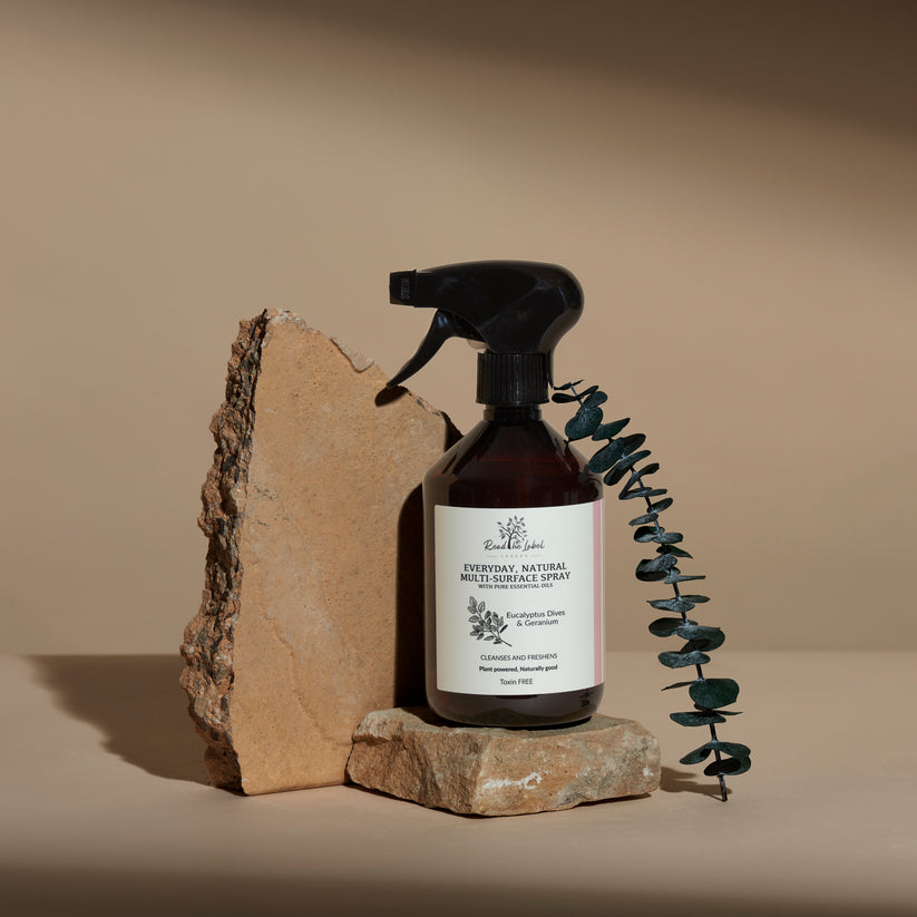  Natural multi-surface spray bottle with eucalyptus and geranium oils