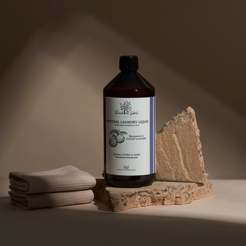 Natural Laundry Liquid-  Bergamot & Grosso Lavender 1000ml