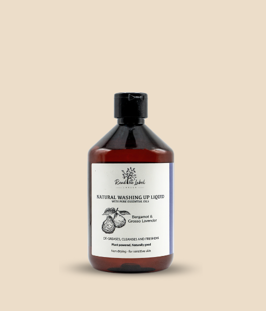 Natural Bergamot and Grosso Lavender Washing up Liquid 500ml