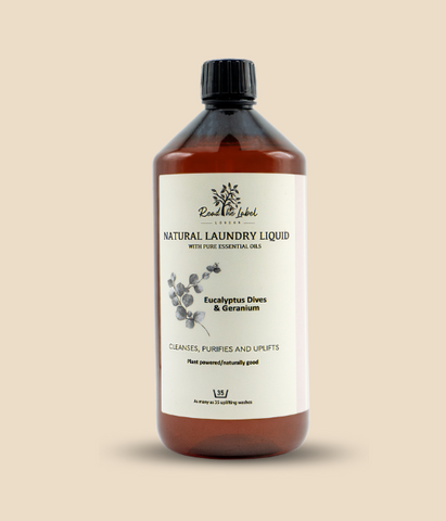 Natural Laundry Liquid- Eucalyptus Dives & Geranium 1000ml
