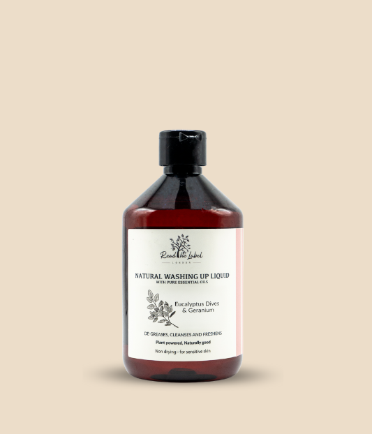 Natural Eucalyptus Dives & Geranium Washing up Liquid 500ml