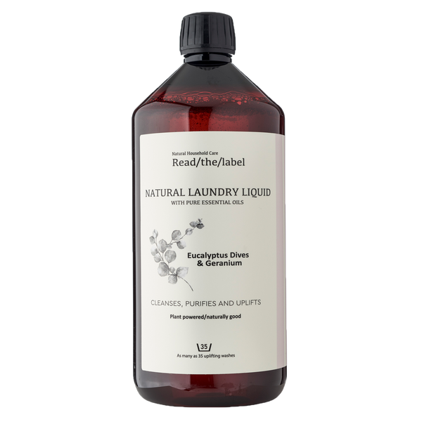 Natural Laundry Liquid- Eucalyptus Dives & Geranium 1000ml