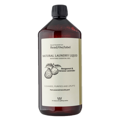 Natural Laundry Liquid-  Bergamot & Grosso Lavender 1000ml