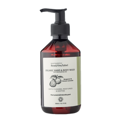 Organic Hand and Body Wash - Bergamot and Grosso Lavender 300ml
